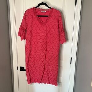 Elegant Pink Mini Dress